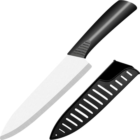 Cuchillo cerámico Rynal con hoja afilada para cortes precisos.