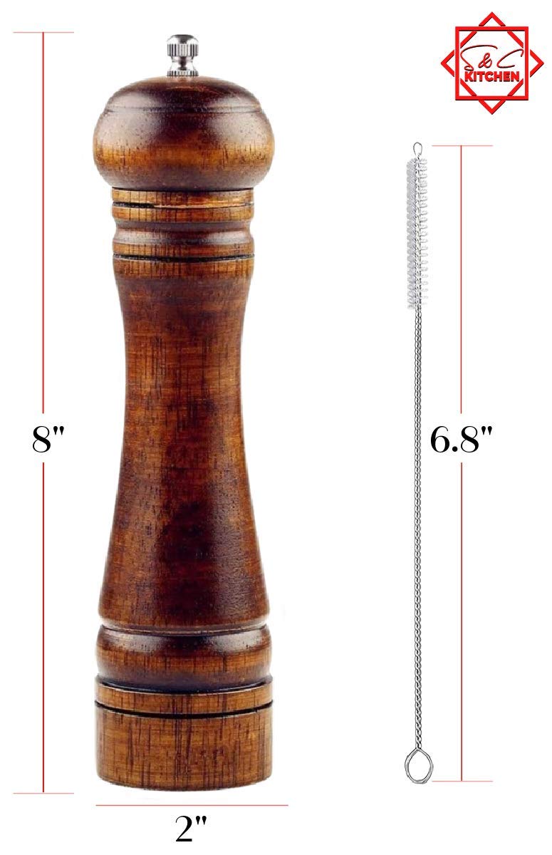 Molinillo cerámico ajustable de S & C Living para molienda precisa