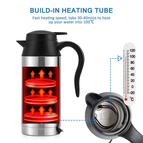 Taza caliente rápida para coche de S SUNSBELL perfecta para café o té