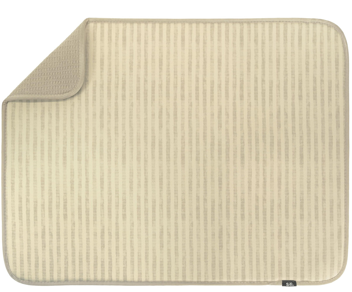 Alfombrilla S&T INC. para secar platos XL: absorbe agua y protege la encimera.