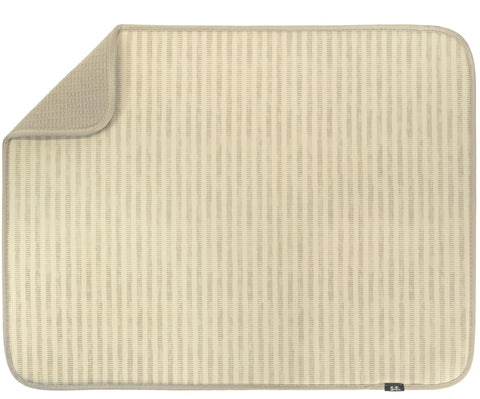 Alfombrilla S&T INC. para secar platos XL: absorbe agua y protege la encimera.