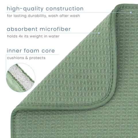 S&T INC. Almohadilla secado para ollas y sartenes XL; base estable para secar.