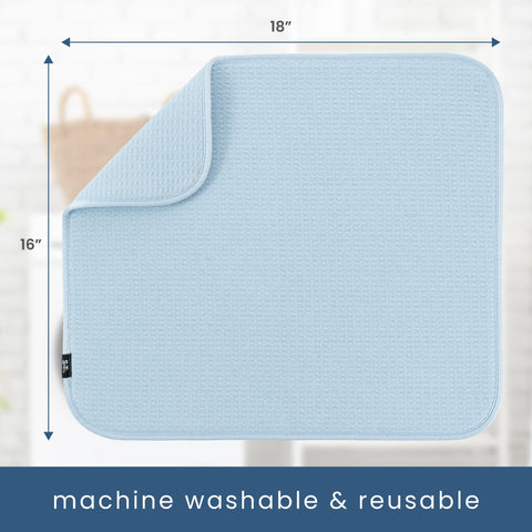 S&T INC. mat-lavable-maquina: reutilizable y fácil de limpiar.