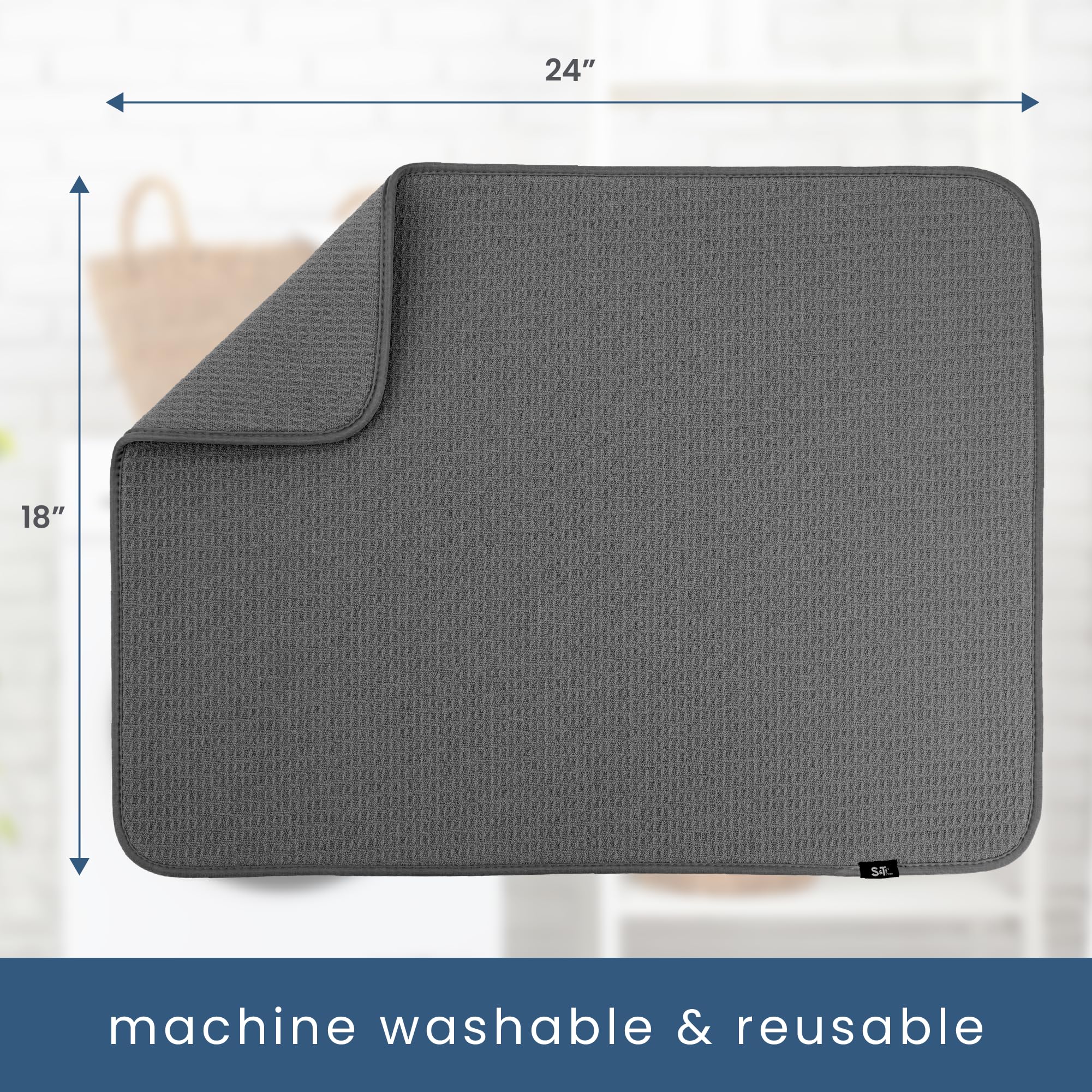 Lavable a máquina, mantiene forma y uso repetido en la cocina