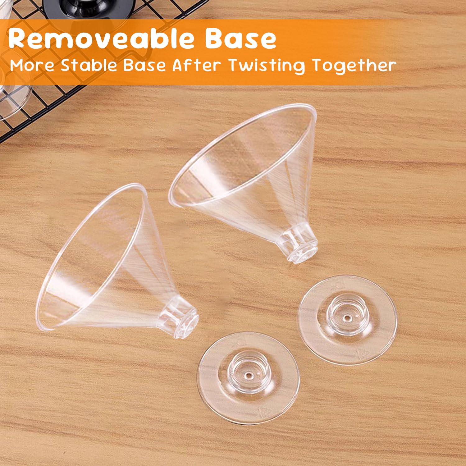 Transparencia cristalina de los vasos S8686S que permiten ver el contenido.