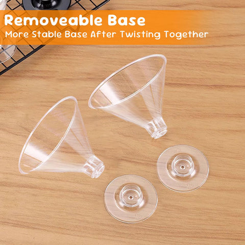 Transparencia cristalina de los vasos S8686S que permiten ver el contenido.