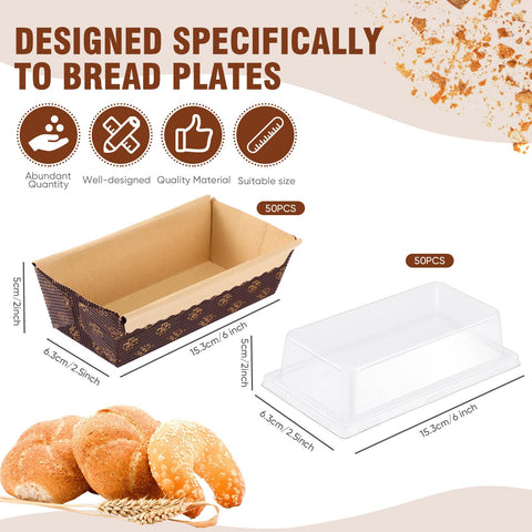 Sabary tapa plástica clara para pan de papel, mantiene visibilidad y frescura.