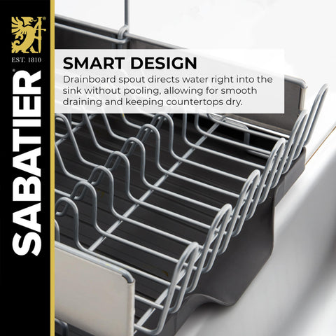 Sabatier caddy extraíble para cubiertos demostrando organización y traslado fácil