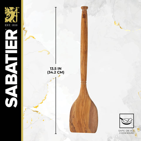 Sabatier textura y vetas únicas de madera de olivo, apariencia duradera