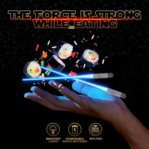 Saber Chops: botón on/off para controlar la iluminación con facilidad.