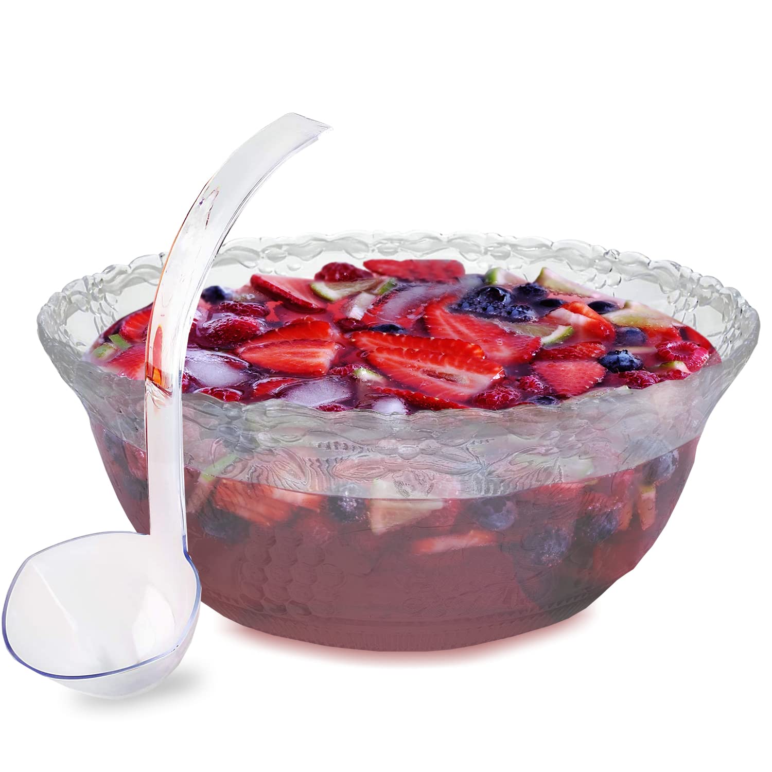 SADAS ponche en cuenco claro, ideal para servir fiestas y reuniones.