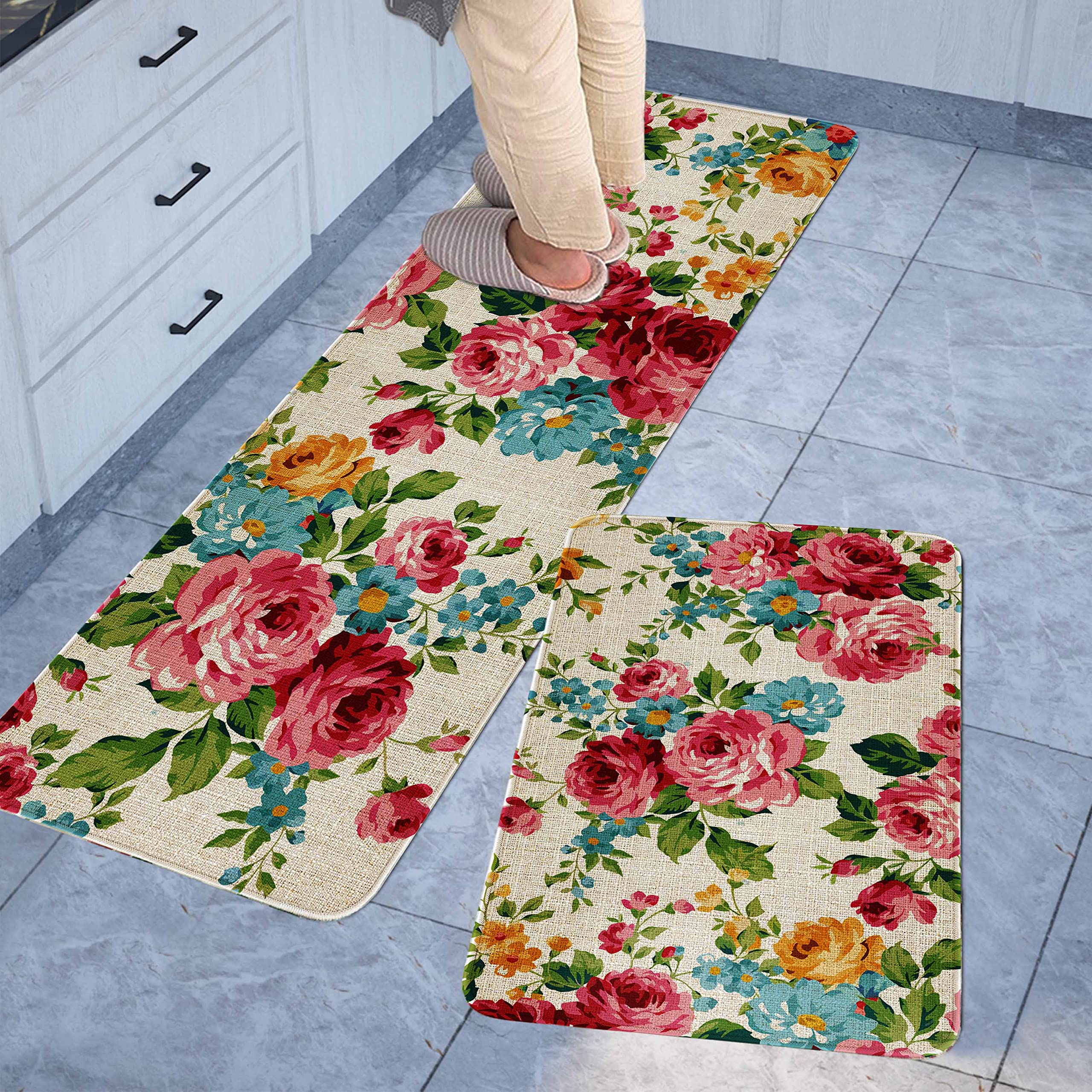 Fondo antideslizante safarsa para alfombra de cocina, seguridad al pisar.