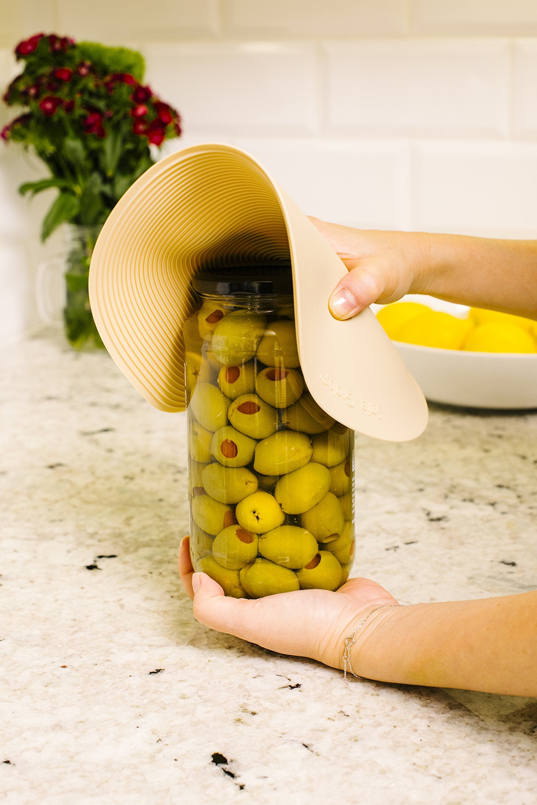 Safe Grabs cubierta para alimentos, tapa improvisada útil
