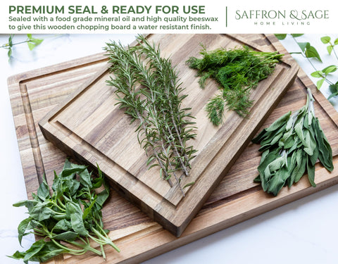 Saffron & Sage acabado con aceite mineral y cera de abeja