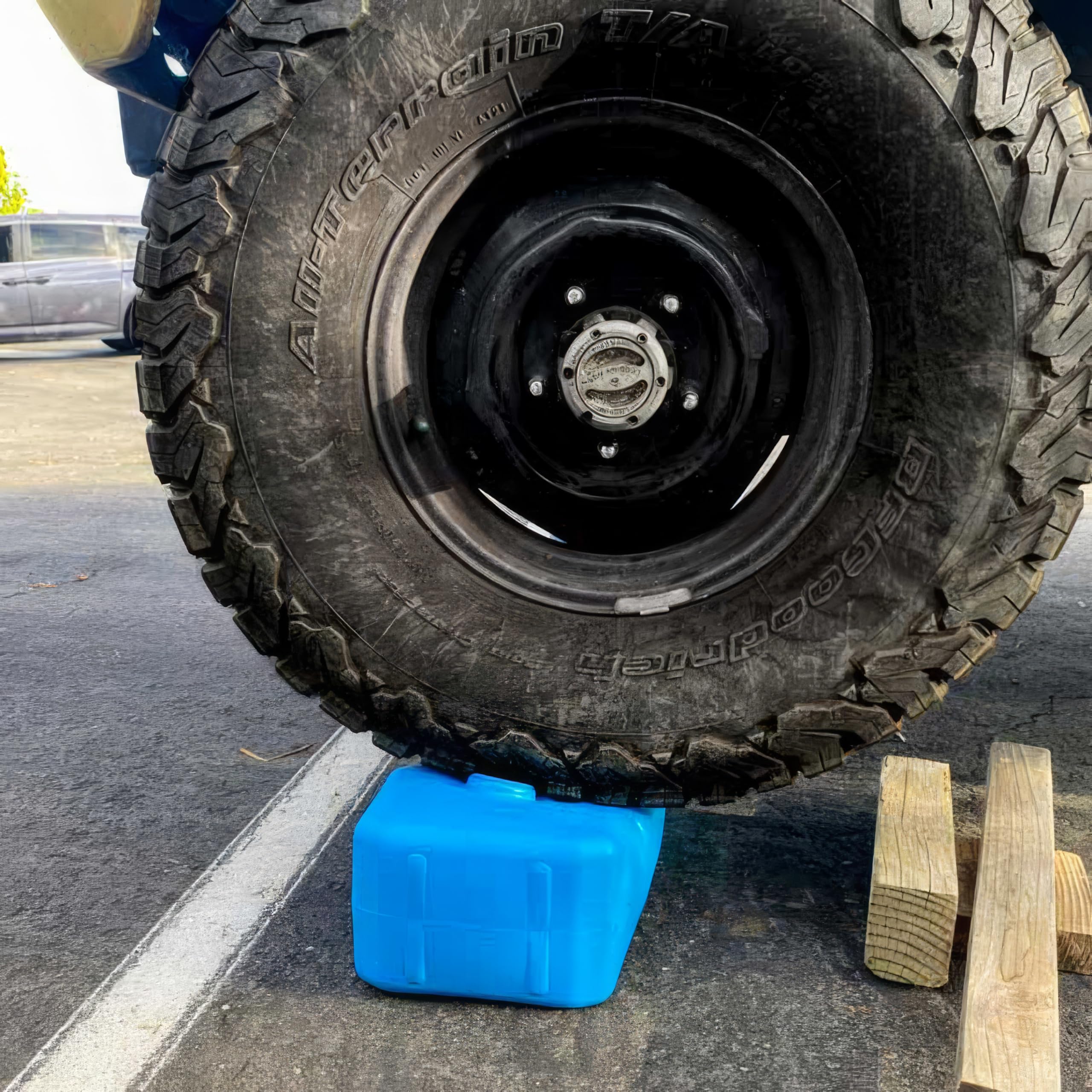 Contenedor AquaBrick a prueba de fugas para manipulación segura.