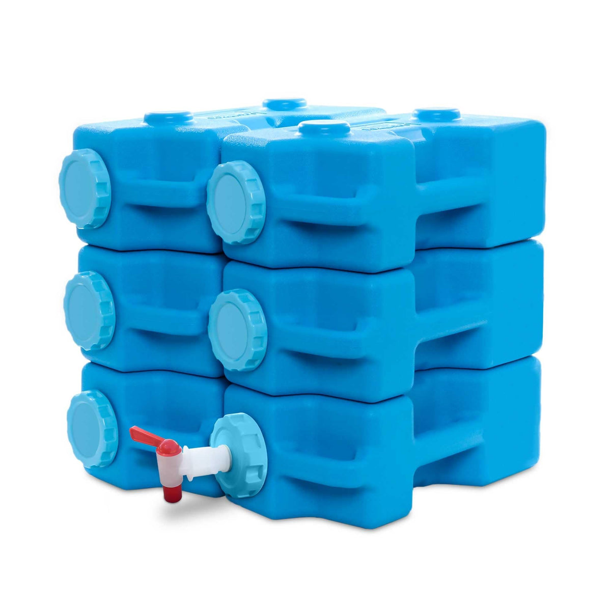 Sagan Life AquaBrick contenedor de agua de 3 galones, listo para emergencias y uso diario.