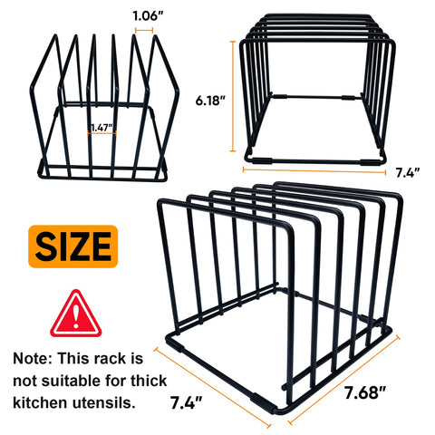 SAGLAU tablas de cortar ordenadas para acceso rápido en la cocina.