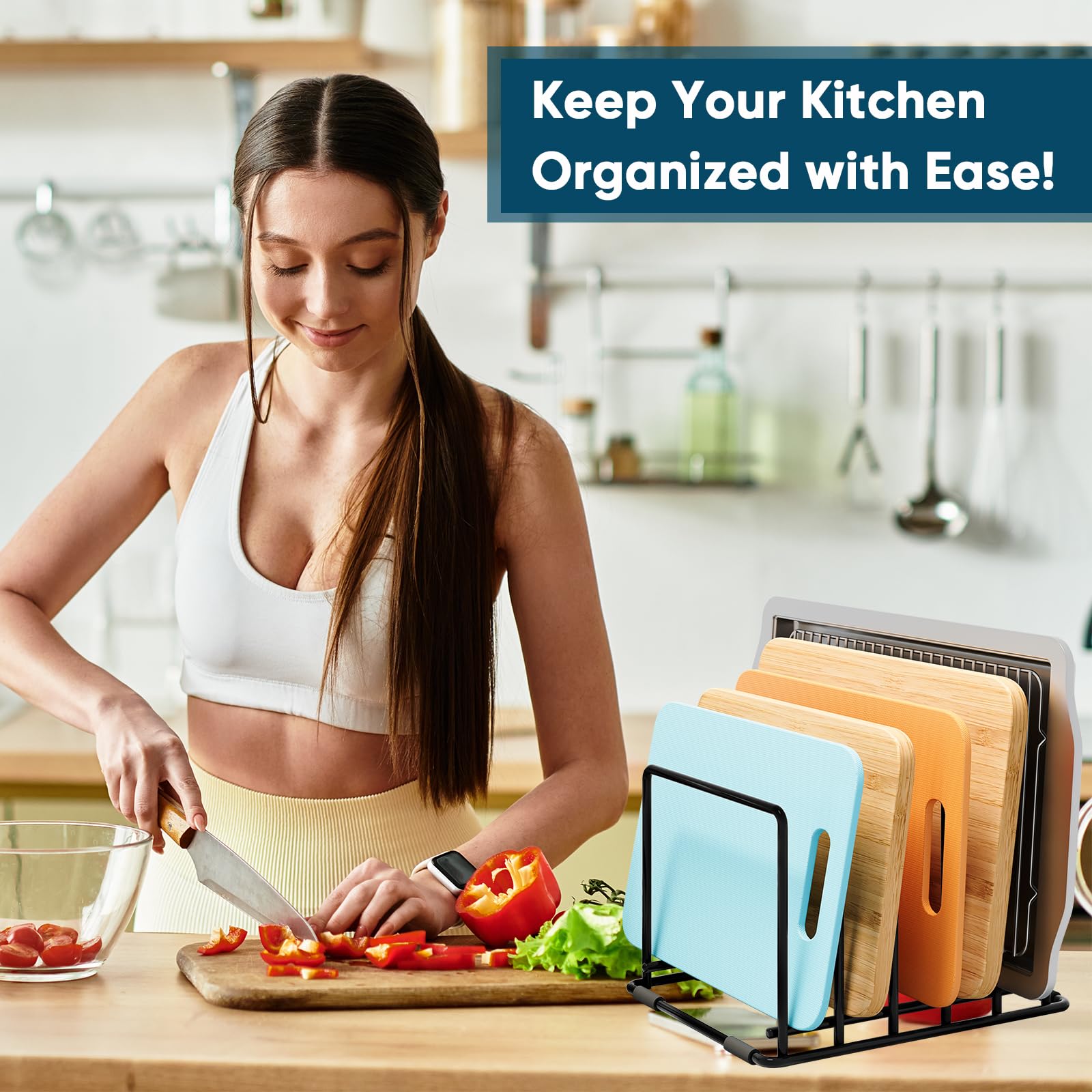 SAGLAU uso diario en la cocina, solución práctica para mantener tablas y bandejas.