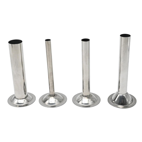 Saihisday tubos embutidora acero inoxidable 1 ¼ pulgada para rellenos uniformes