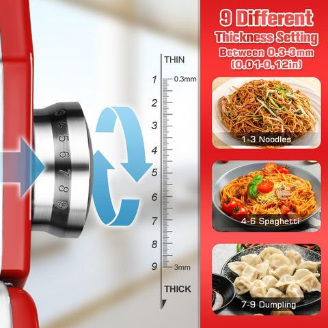 Sailnovo: corte de pasta en 2 mm para fettuccine uniformes