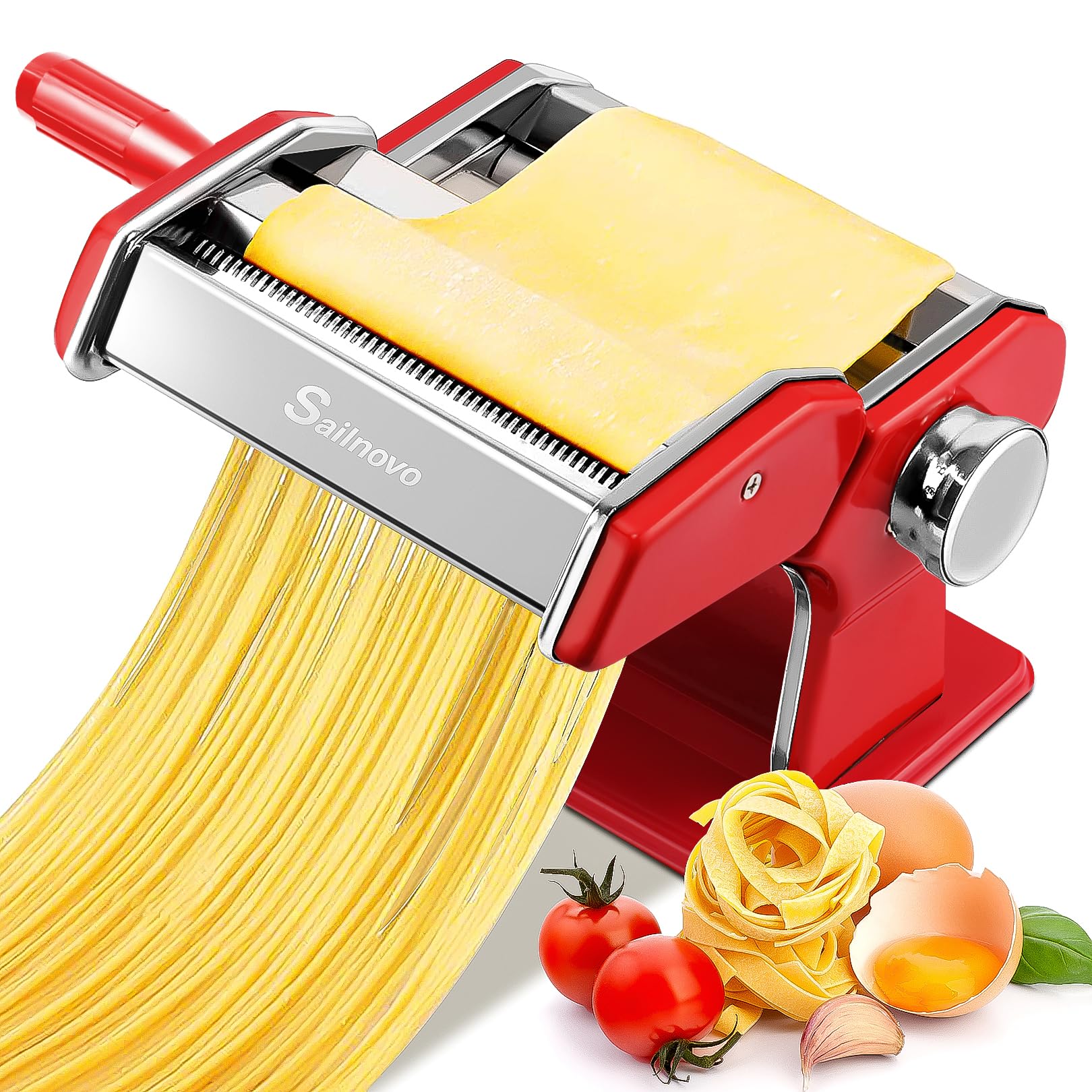Sailnovo: máquina para hacer pasta con rueda de 180 mm para resultados consistentes