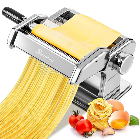 Sailnovo máquina de pasta con rodillos 180 para masa suave