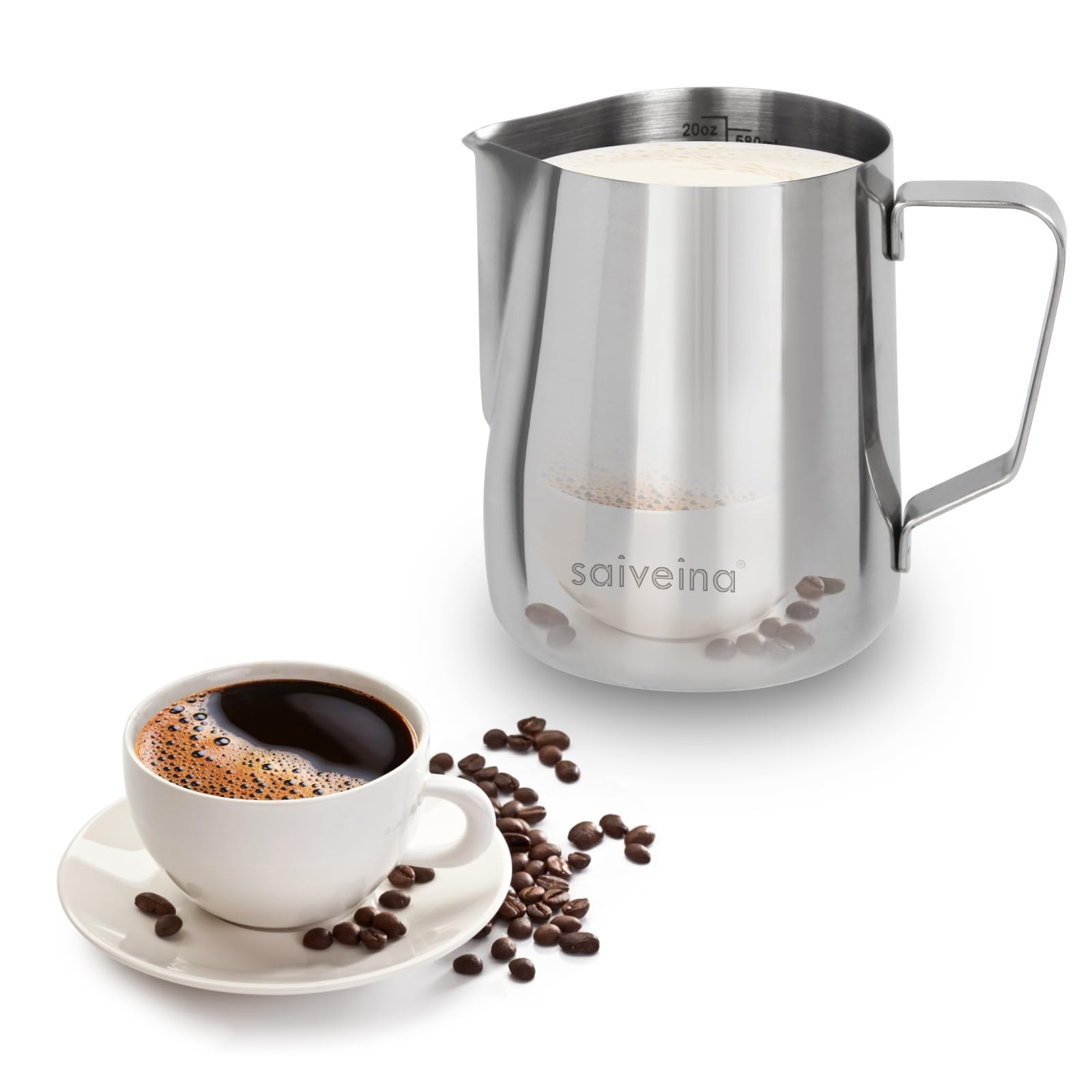 Saiveina jarra uso doméstico y oficina 600ml para café diario