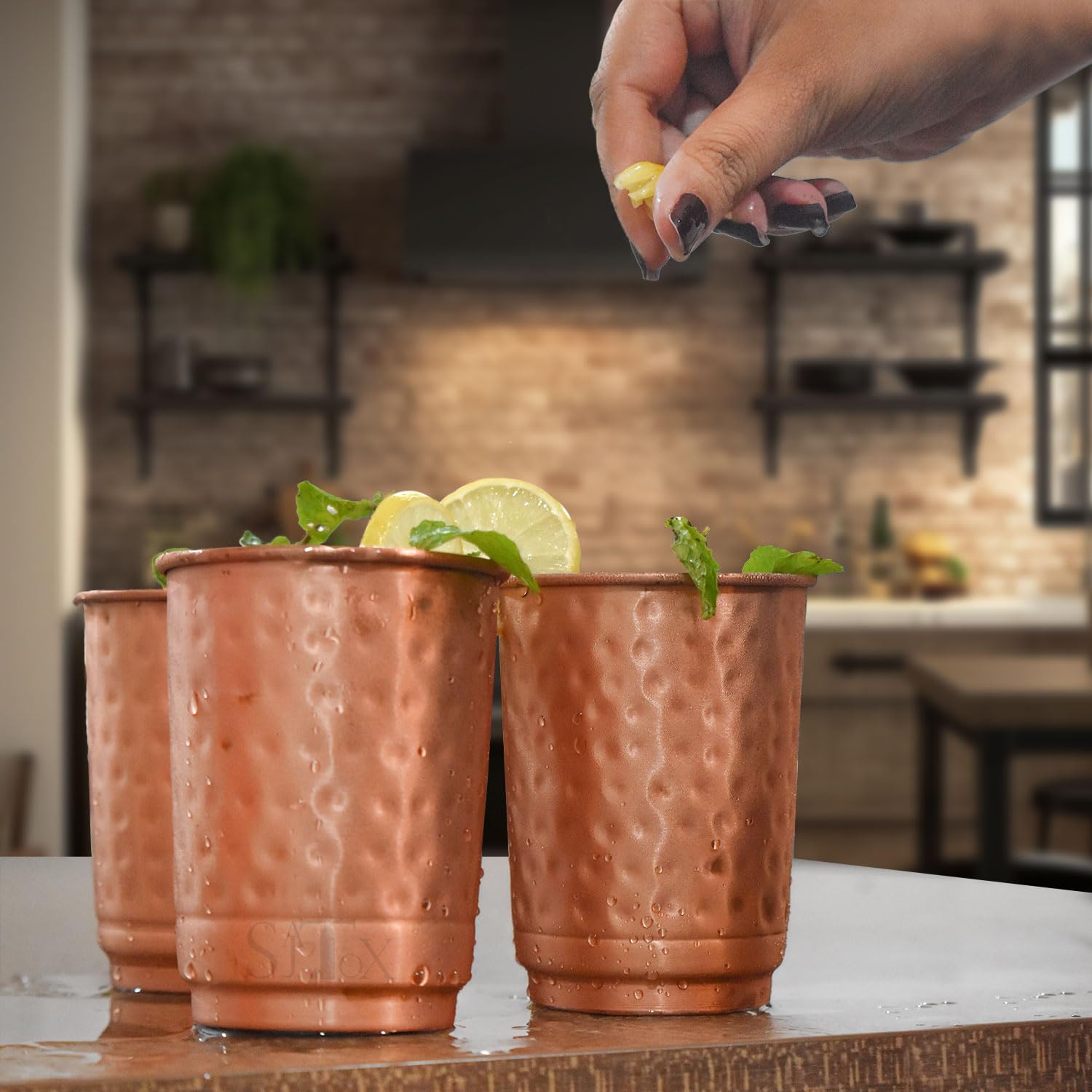 Vaso Sajtox ideal para agua e infusiones diarias.