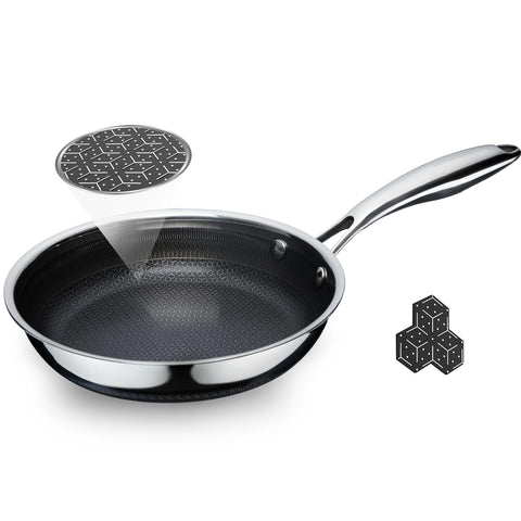 Sakamosh sarten 8 pulgadas interior ceramico antiadherente para cocinar con menos aceite