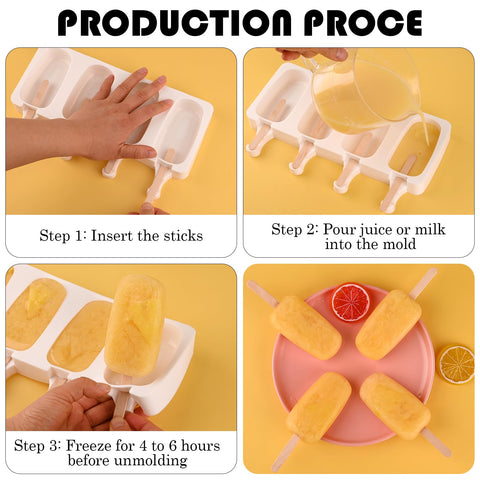 Juego Sakolla para paletas y pasteles en forma de paleta, ideas creativas.