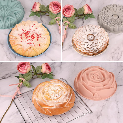 Sakolla set flor, ideal para tartas y gelatina.