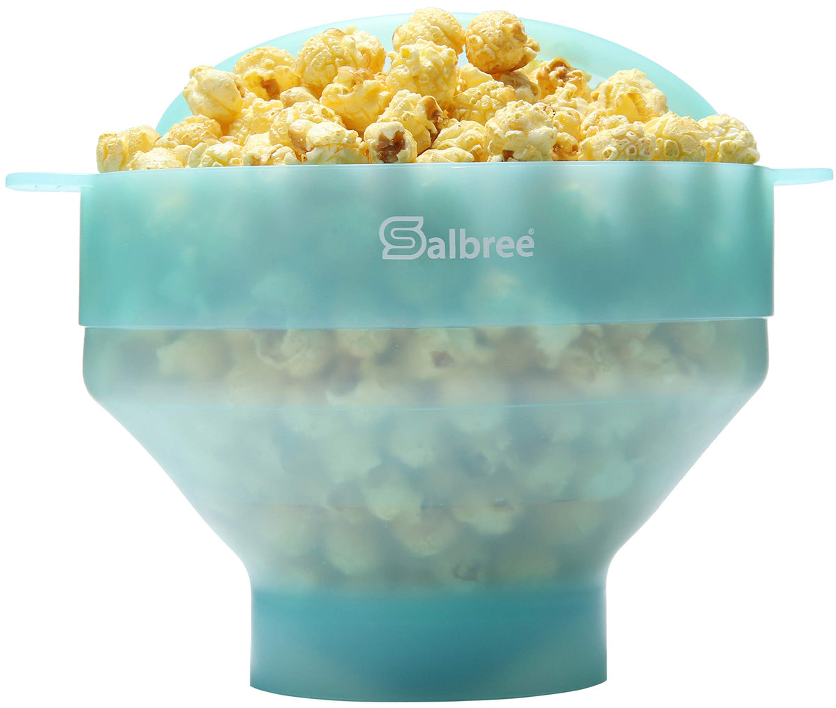 Salbree máquina de palomitas de silicona colapsable para microondas, fácil de usar
