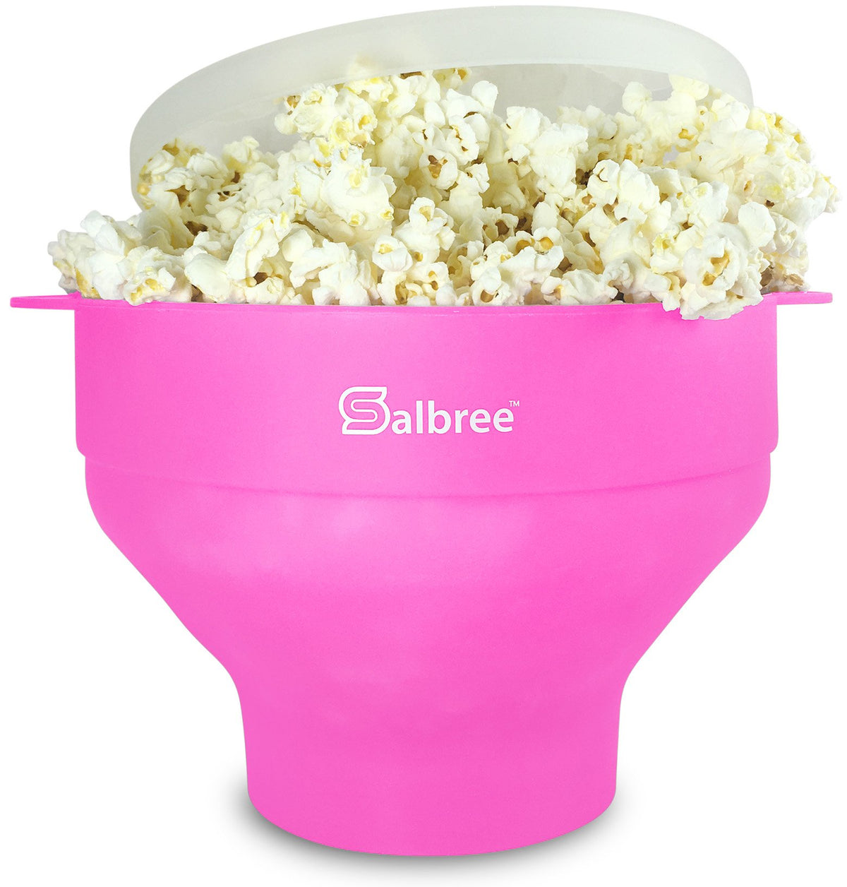Salbree palomitero de silicona plegable para palomitas en microondas.