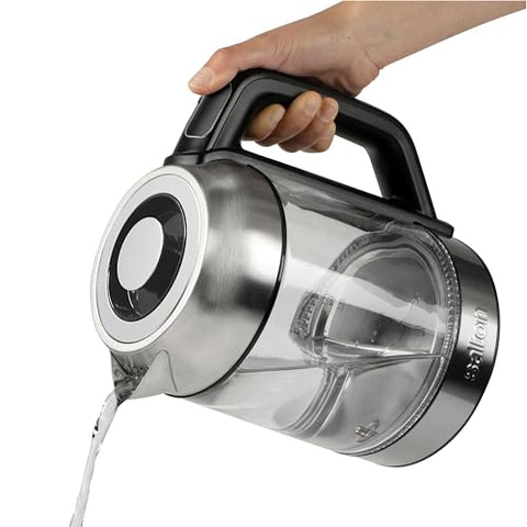Salton hervidor con infusor ajustable para infusiones personalizadas.