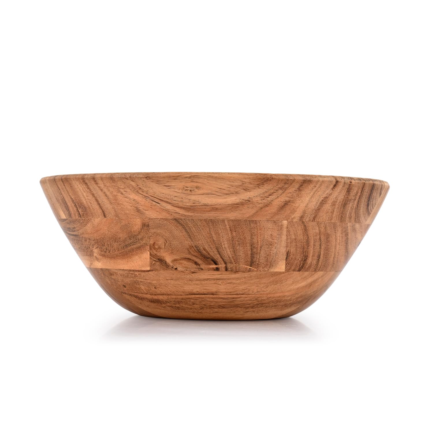 Samhita centro de mesa con frutas, madera de acacia natural