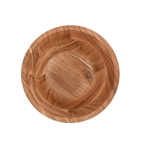Samhita ensaladera de acacia, uso diario para ensaladas y más.