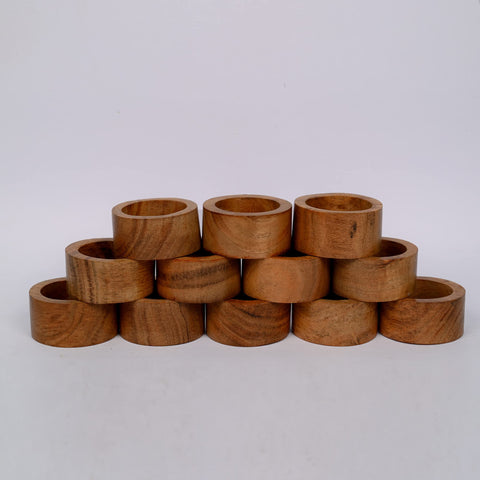 Conjunto de 12 anillos Samhita para decoración de mesa