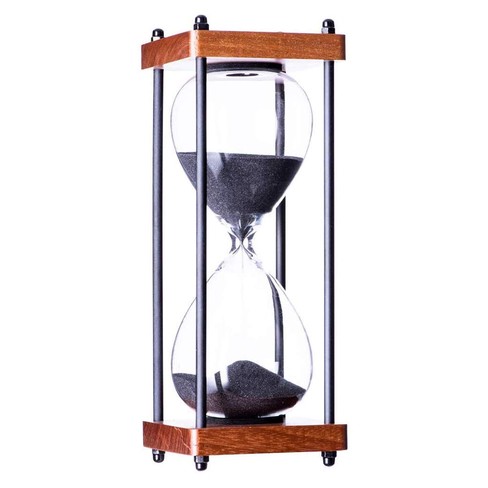 Reloj de arena SAMLONG grande, flujo fino de la arena, perfecto para estudio