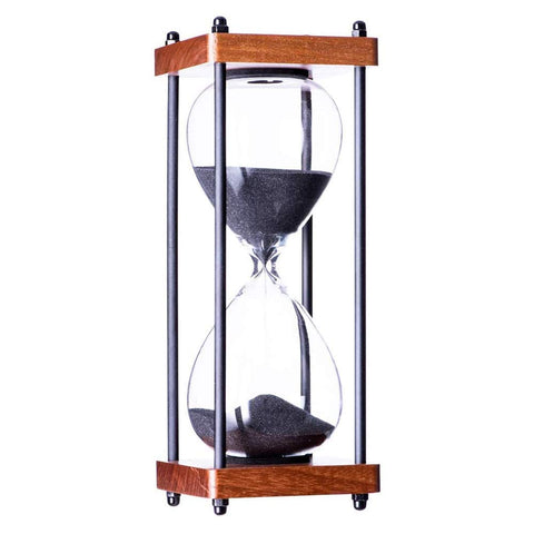 Reloj de arena SAMLONG grande, flujo fino de la arena, perfecto para estudio