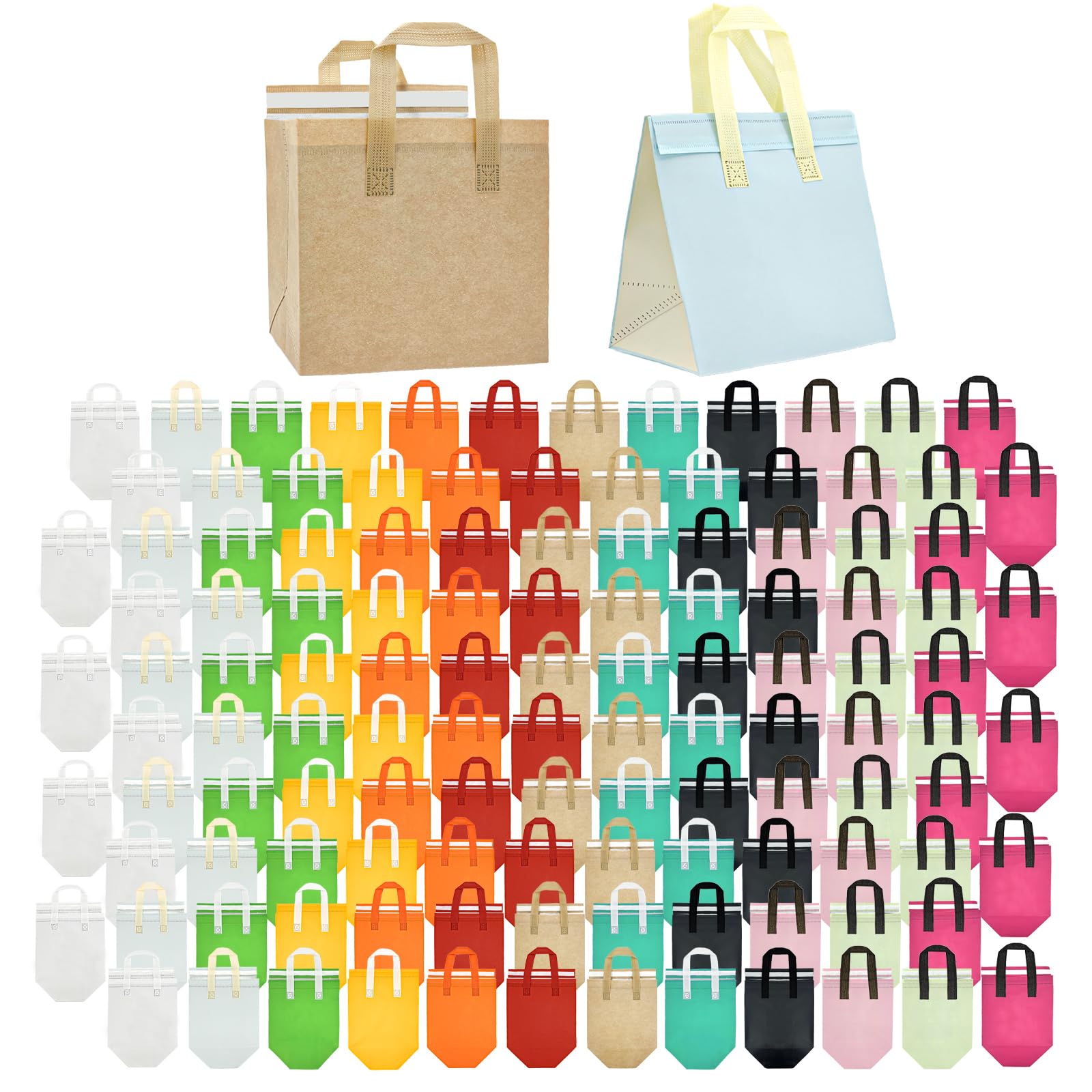 SAMORADREA Bolsas aisladas para envío con forro impermeable que retiene temperatura.