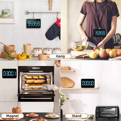 Cuenta regresiva y avance con Samshow para recetas paso a paso