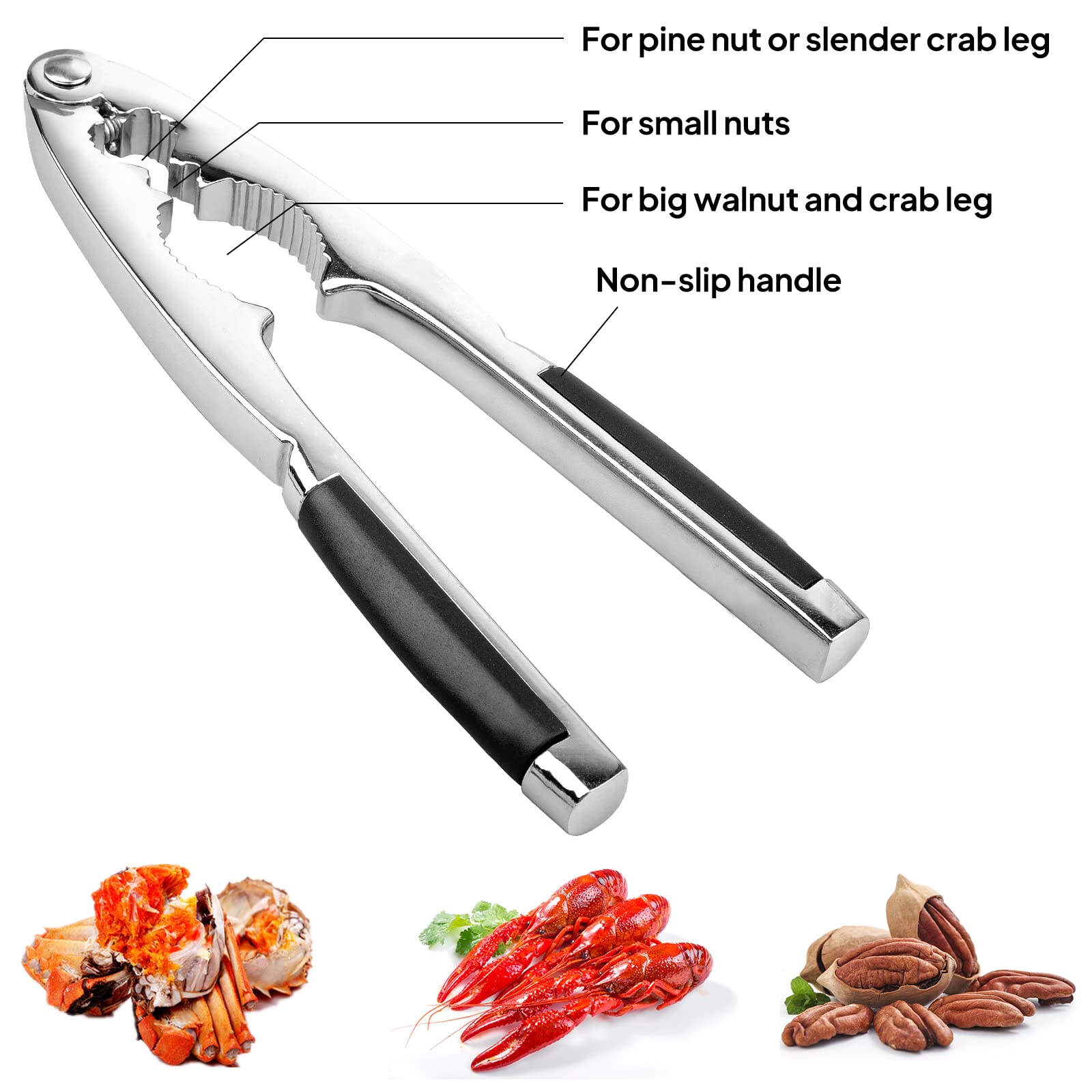Sanchamy dos palillos inox ayudan a extraer restos de nueces.