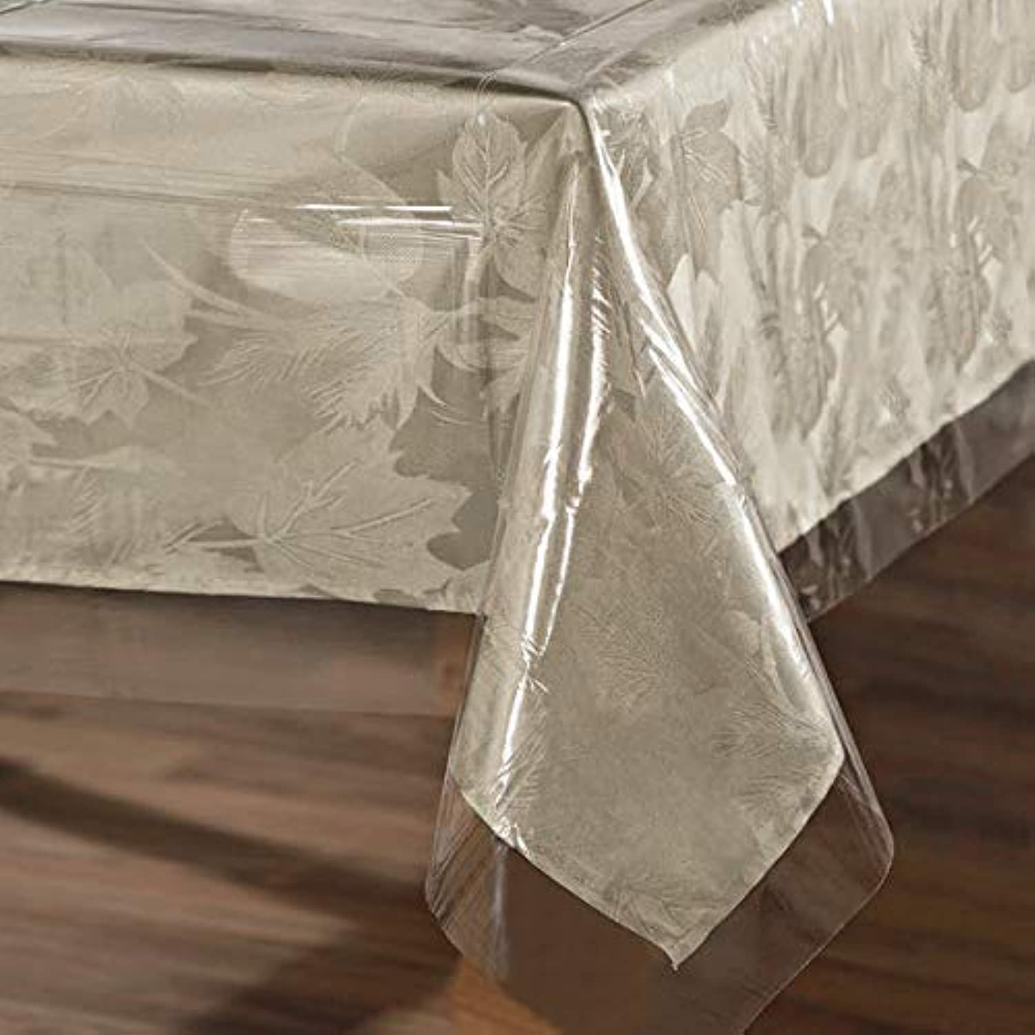 Cubierta sancua de plástico cristal claro protege la mesa manteniendo la claridad