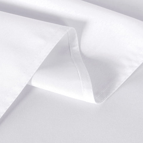Mantel blanco Sancua lavable a máquina, mantenimiento sencillo.