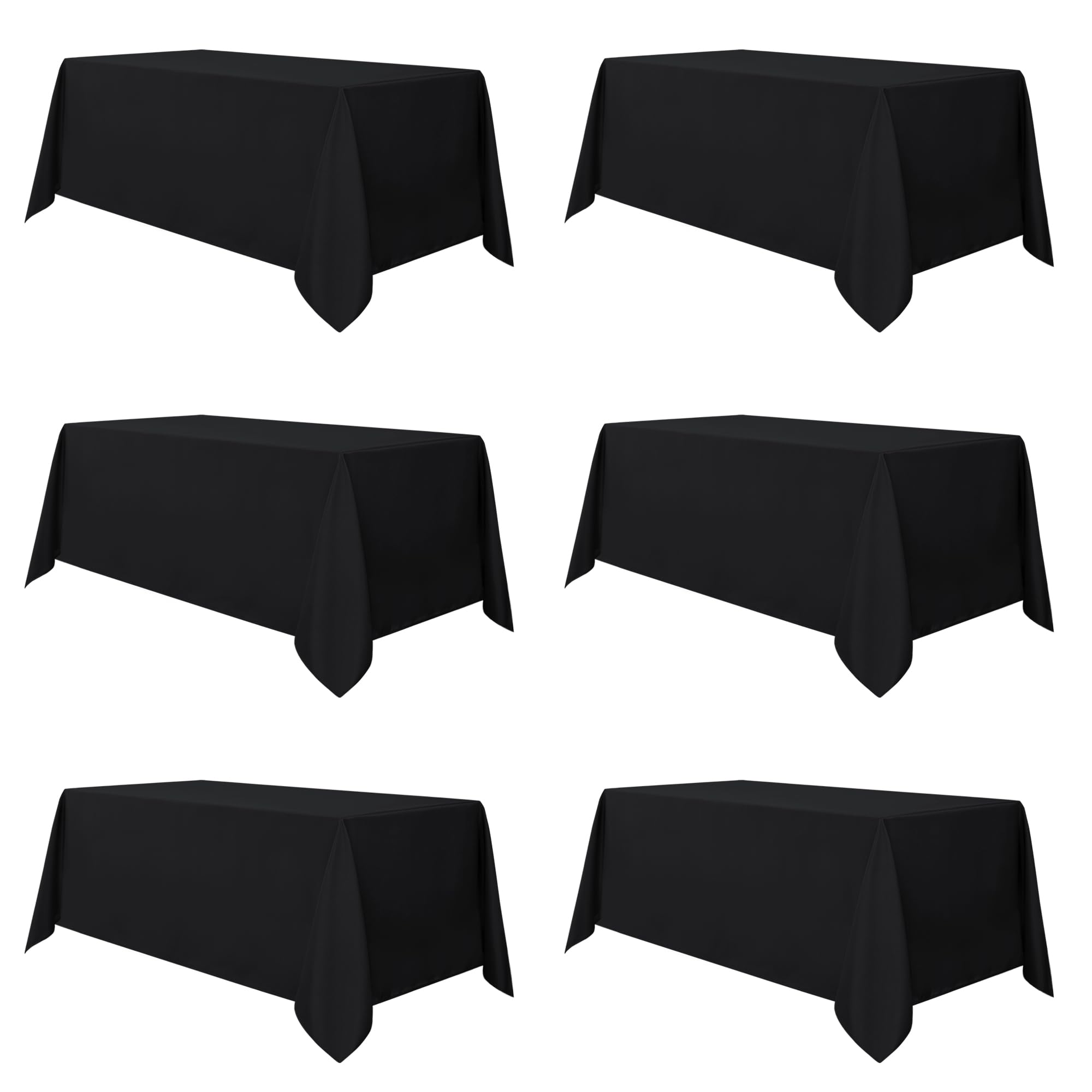 Mantel sancua negro 90x156 para mesas, protección elegante y fácil de limpiar.