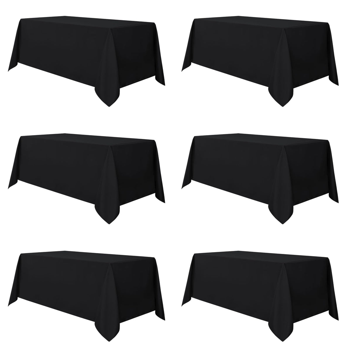Mantel sancua negro 90x156 para mesas, protección elegante y fácil de limpiar.