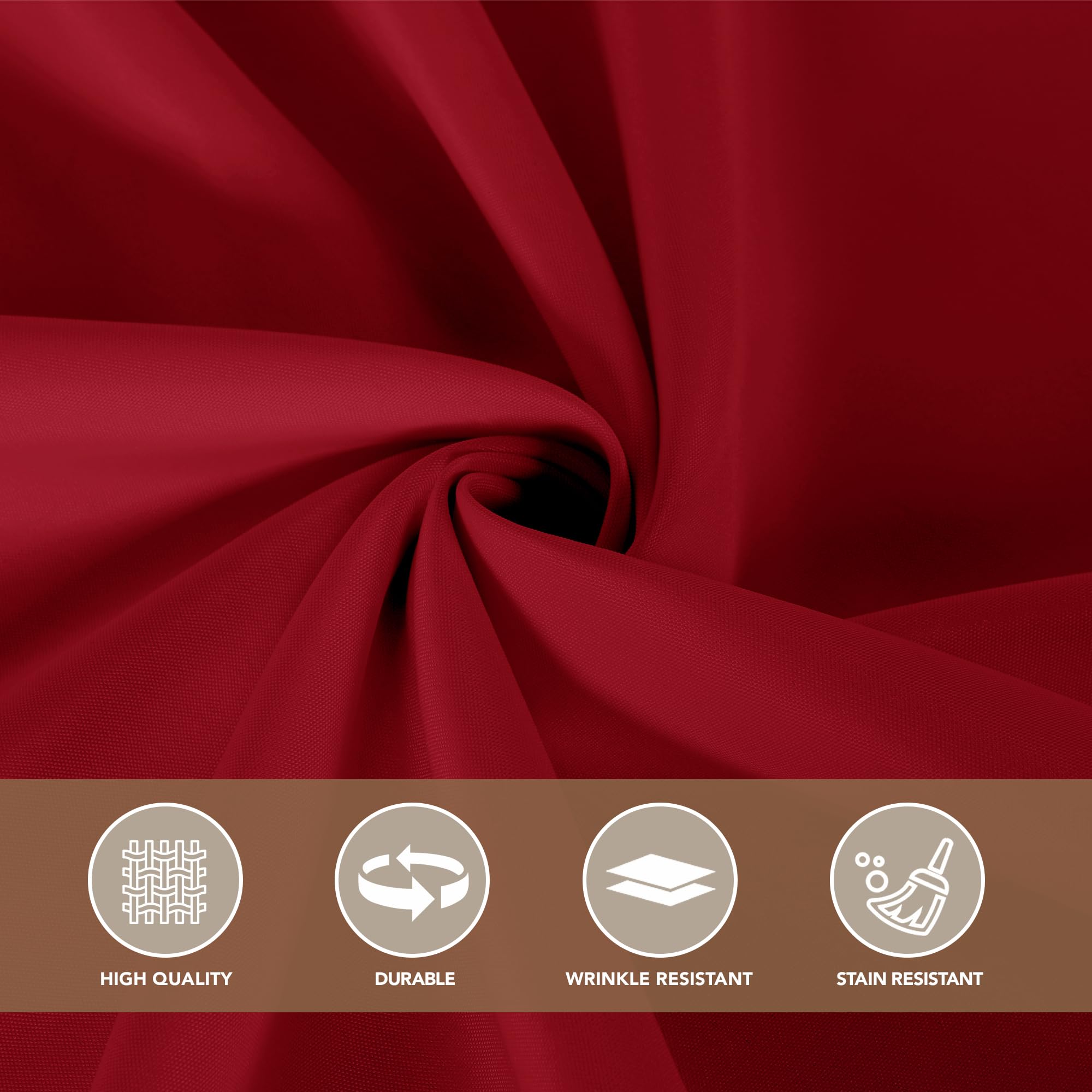 Mantel duradero sancua 60x120 rojo, recomendado para banquetes y eventos.