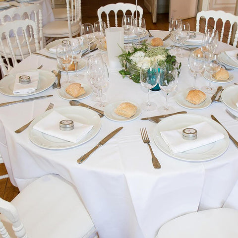 Mantel sancua resistente a manchas, perfecto para buffets