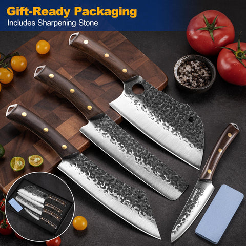 Cuchillo utilidad SANDEWILY de 5 pulgadas para detalles y picado preciso.