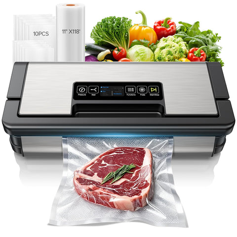 Sandifeng Selladora al vacío exterior, diseño compacto para frescura de carnes y vegetales.